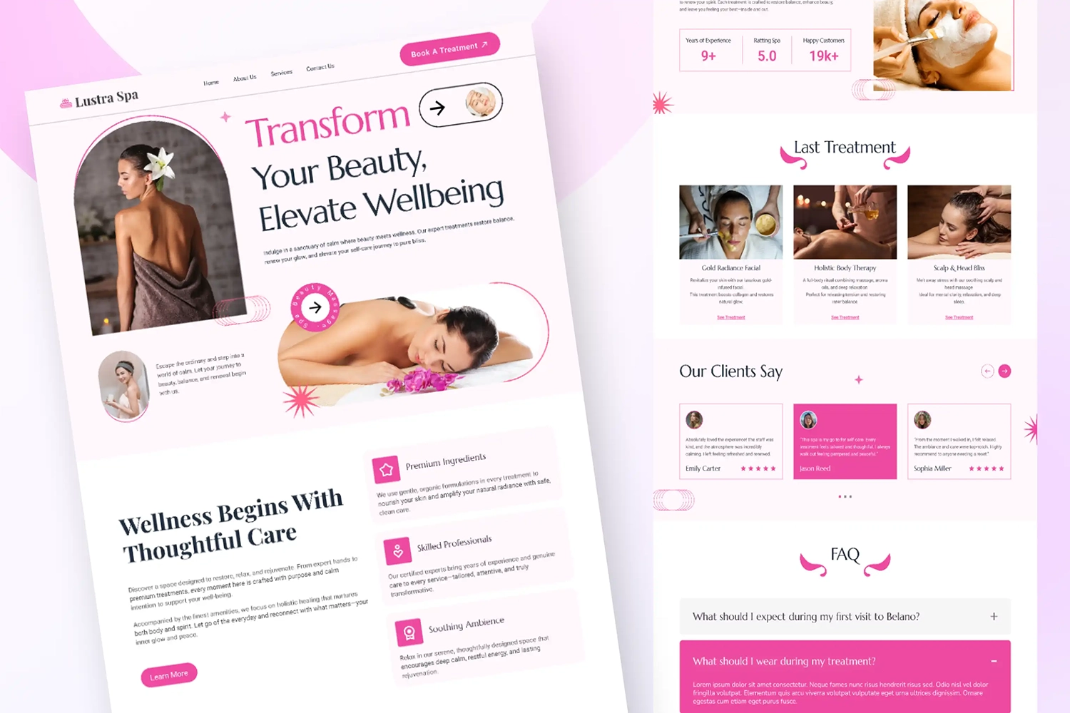 SPA Optimized for a Cutting-Edge Service Experience